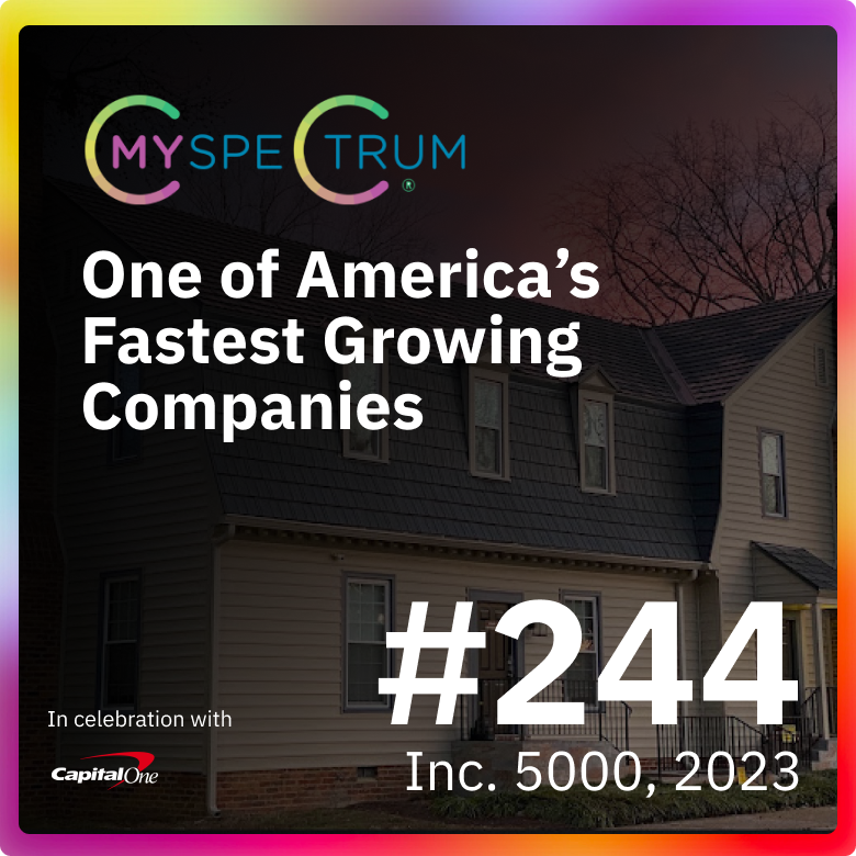 Inc. 5000 2023 honoree badge — MySpectrum ranked #244